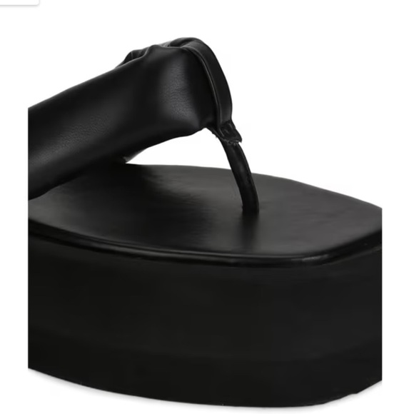 Truffle collection Y2K
Thong-Strap Square Toe black Flatform Sandals size 8 - Picture 5 of 14